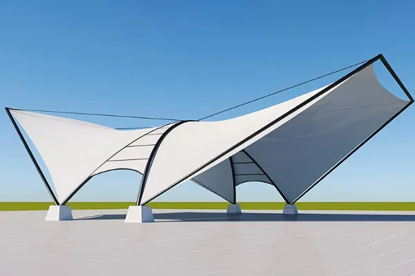 Tensile Structure Membrane Blackout