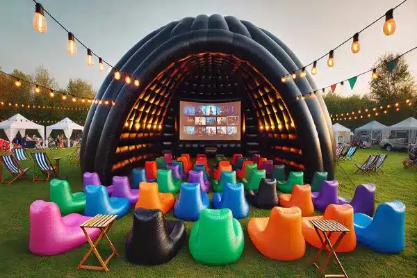 500D PVC Inflatable Blackout Tarpaulin