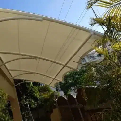Tensile Structure Materials: PVC, PTFE & ETFE Spec Guide what is a tensile structure