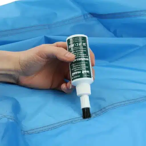 Waterproof Tarp Repair: Restore Leak Protection seam repair and sealing in waterproof tarp repair