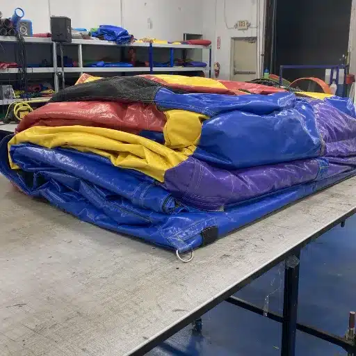 how to repair bounce house