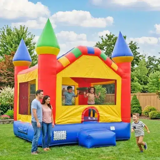 What Are Bounce Houses Made Of? Materials & Safety how bounce house materials are made
