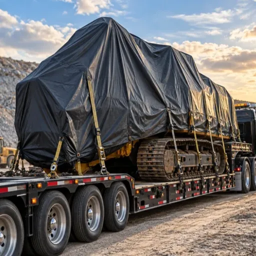 Flatbed Truck Tarps: Size Chart, Drops & 18 oz GSM Specs flatbed tarp law cargo securement vs. weather protection