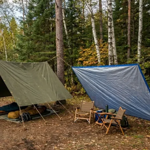 Lightweight Waterproof Tarp for Camping: Materials & Sizes what makes a camping tarp lightweight